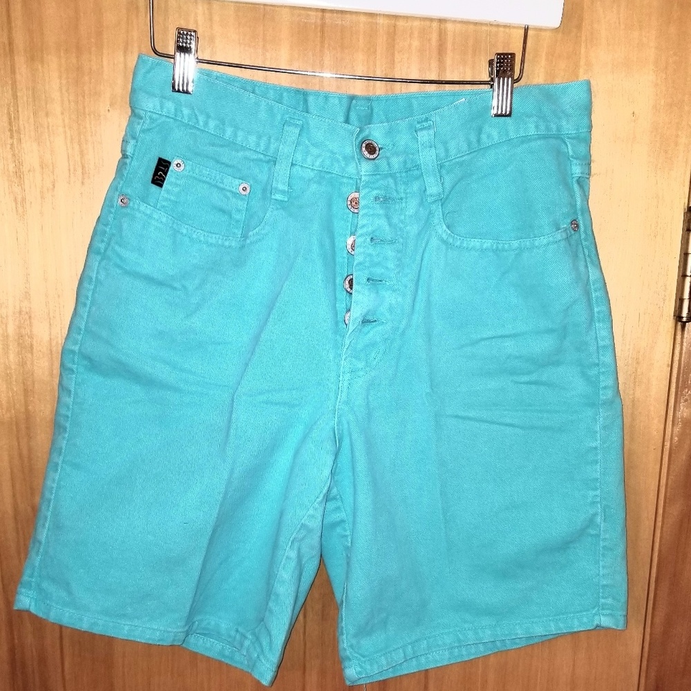 Steel vintage denim shorts